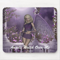 Angel Violet Charms Mousepad