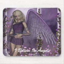 Angel Violet Charms Mousepad