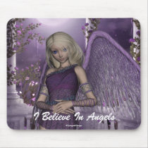 Angel Violet Charms Mousepad