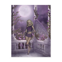 Angel Violet Charms Postcard