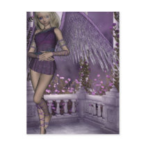 Angel Violet Charms Postcard