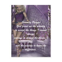Angel Violet Charms Postcard