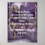 Angel Violet Charms Poster