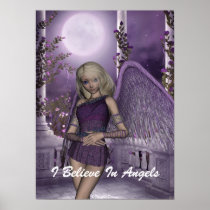 Angel Violet Charms Poster