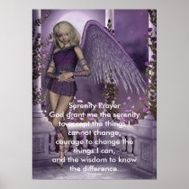 Angel Violet Charms Poster