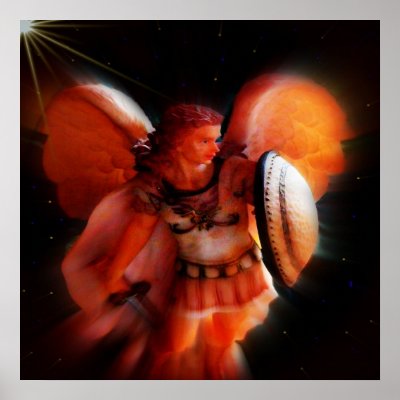 Angel Warrior Poster by Angels_Love_Gifts