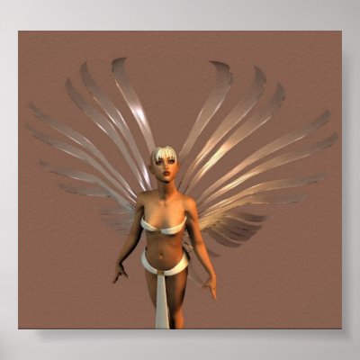 Angel~white Posters by esoxley