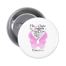 Angel Wings Buttons