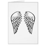 Angel wings greeting cards