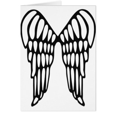 Angel wings card by Thinkdifferent