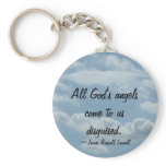 Angel Wings in the Clouds Key Chain