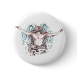 angel wings man buttons