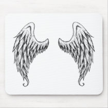 Angel wings mouse mats