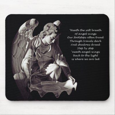 Angel Wings Mousepad by EarthSmiles