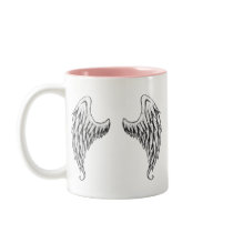 Angel wings coffee mug