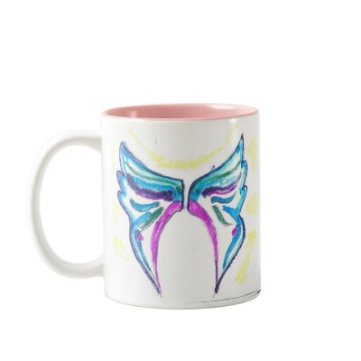 Angel wings mug by hawklight
