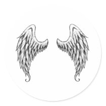 Angel wings stickers