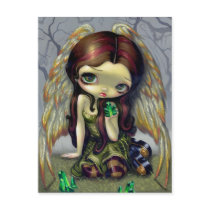 "Angel with Emeralds" Postcard