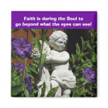 Angel with Flowers Refrigerator Magnet