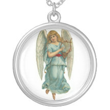 Angel with Harp - Customisable Custom Jewelry