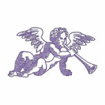 Angel with Horn embroidered shirts
