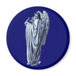 Angel With Lyre Fridge Magnets