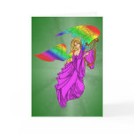 Angel with Rainbow Wings