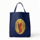 Angel with Trumpet Tote Bags