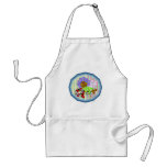 Angel with wreath and lights apron