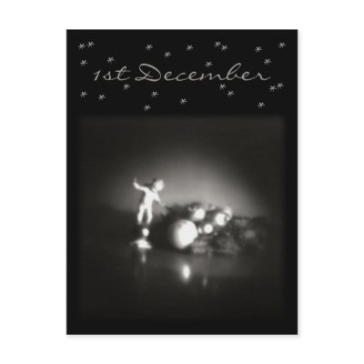 Angel & Wreath • Advent Calendar Postcard by SabineStGreetings