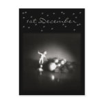 Angel & Wreath • Advent Calendar Postcard