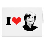 Angela Merkel Greeting Card
