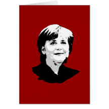 Angela Merkel Greeting Card