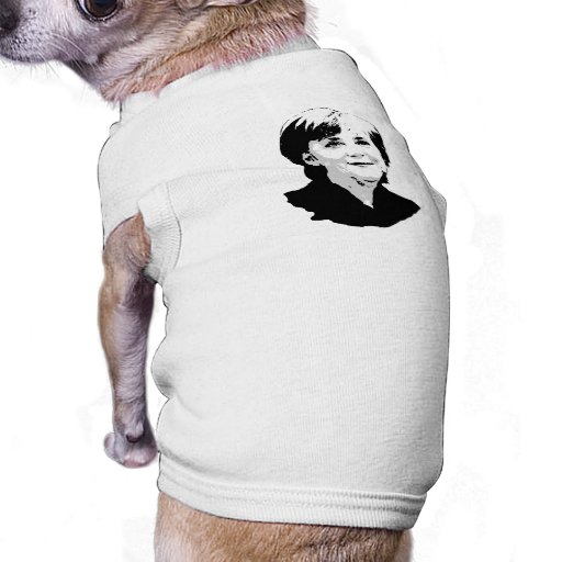 Angela Merkel Pet Tee Shirt
