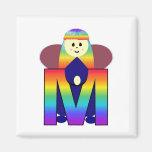 Angelbet Letter M Refrigerator Magnet