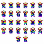 Angelbet Letters A to Z Photo Cutout