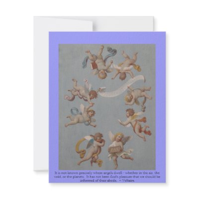 Angelic Angel Quotes -  Angel Quotation Invites by gothicarts