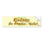 Angelic Hello!-Customize Bumper Sticker