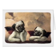 Angelic Pug Cherub Gift Items Cards