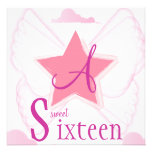 Angelic Star Sweet Sixteen  Invitation- Cust.