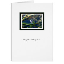 Angelic Whispers Angel Feather - Greeting Card