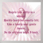 Angelic Whispers Pink Ribbon Poster - Part 1