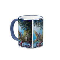 ANGELICA  AND SEA DRAGON COFFEE MUG