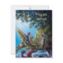 ANGELICA  AND SEA DRAGON, parchment Personalized Invitations