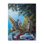 ANGELICA  AND SEA DRAGON POSTCARD