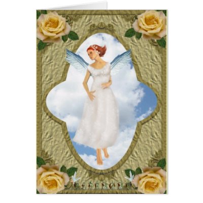 Angelica  greeting card by Elfenone