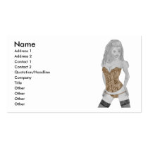 Angelica (in brown) - Business Cards