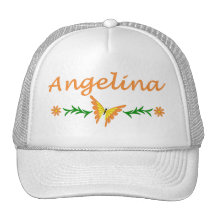 Angelina (Orange Butterfly) Trucker Hats