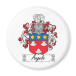 Angelo Family Crest Fridge Magnets