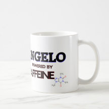Angelo powered by caffeine mugs